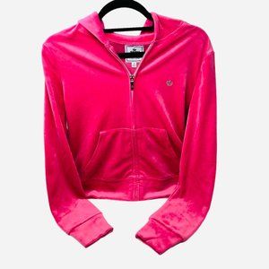 Juicy by Juicy Couture Pink Velour Midweight Track Jacket SIZE XXL NWT